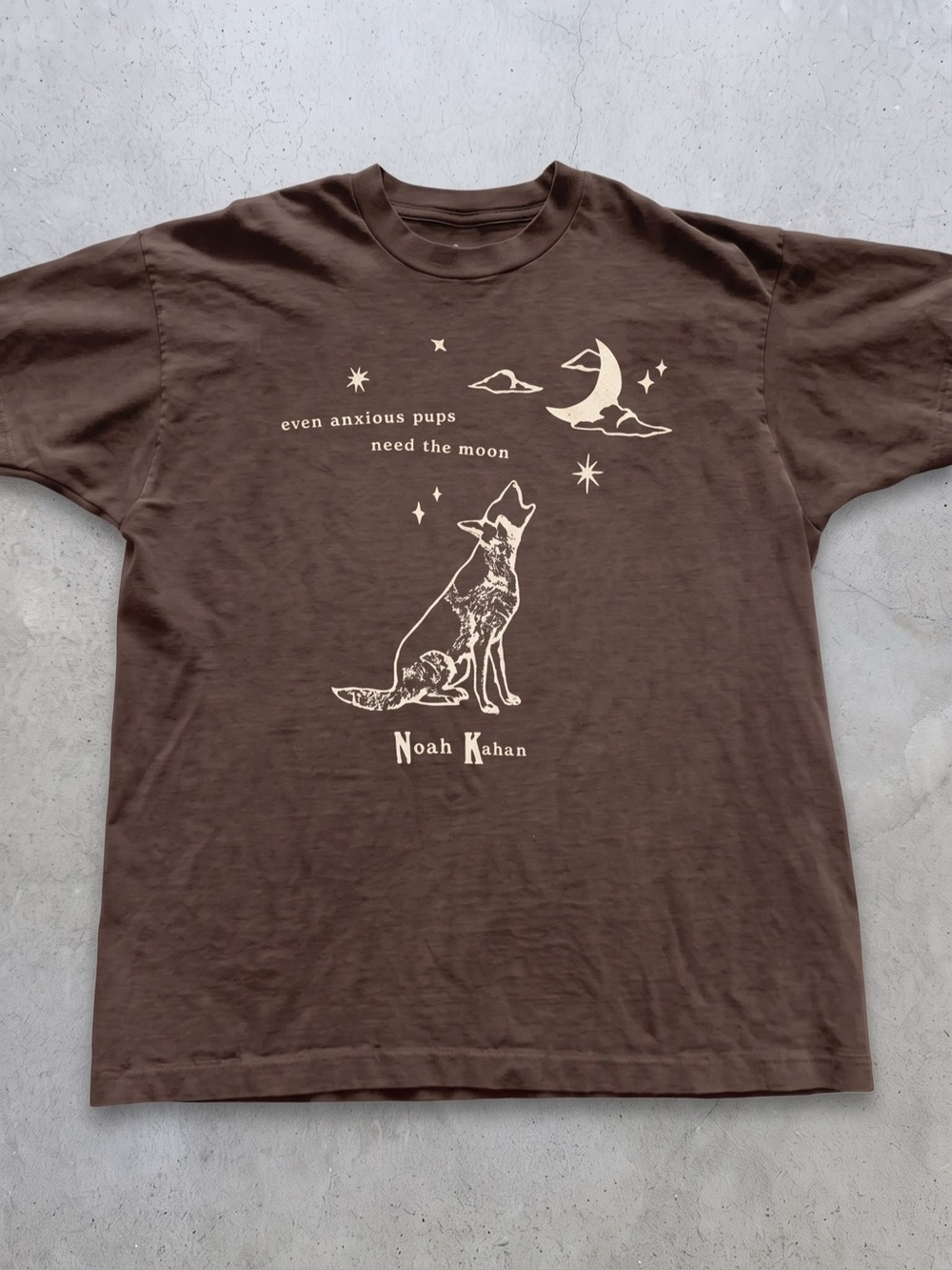 Gildan 'Even Anxious Pups Need the Moon'
Brown Graphic Tee